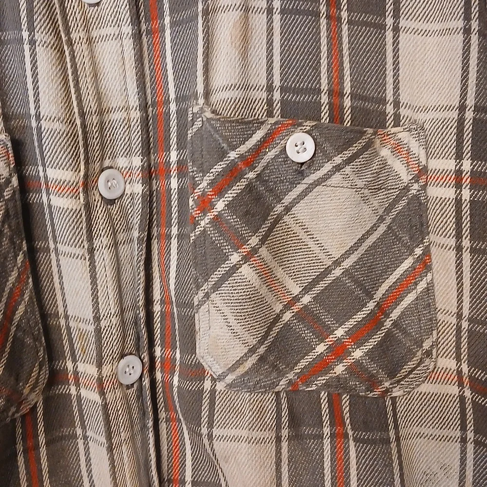 Winter King Vintage Flannel 40s / 50s Large - Picture 5 of 9